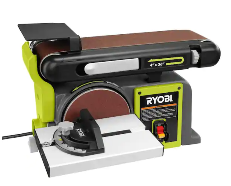 RYOBI Corded 4 in x 36 in. Belt and 6 in. Disc Sander NIB | eBay