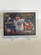 2024 Topps Update Mark Leiter #US278 Black Parallel #/74 Chicago Cubs