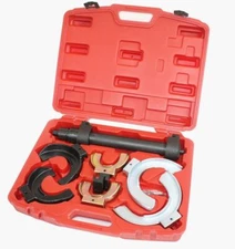 MacPherson Interchangable Fork Strut Coil Spring Compressor Extractor Tool Set