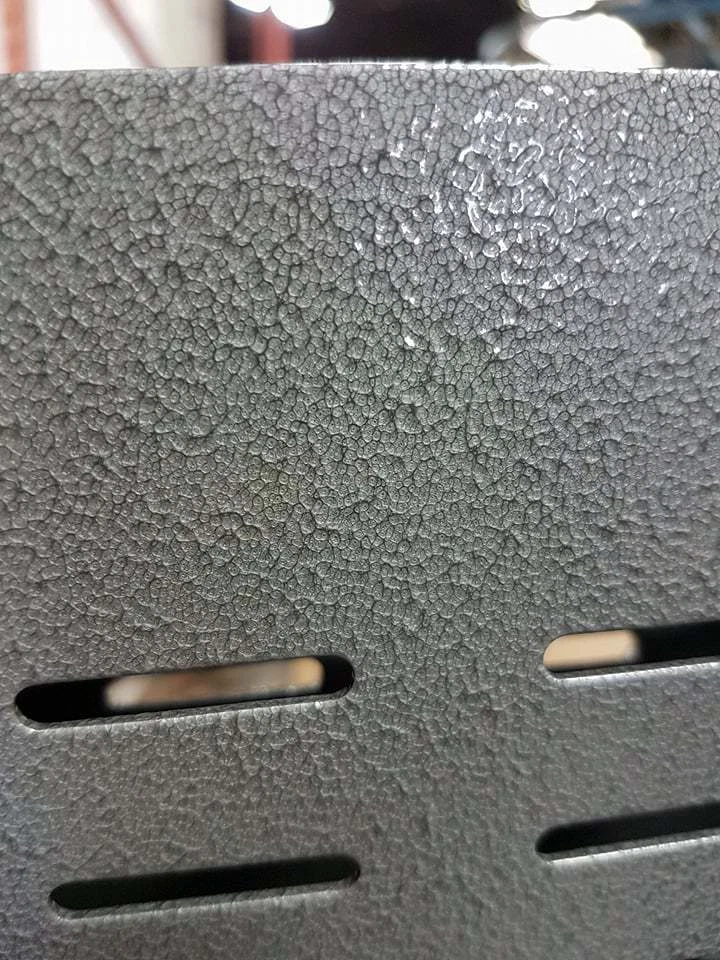Silver hammertone powder coat clearance