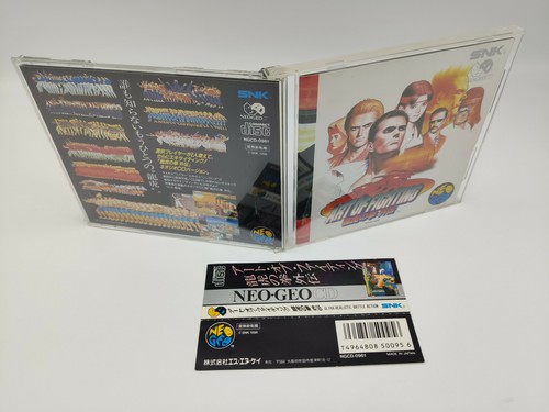Es-Art of Fighting 3 Spine Card Gaiden Limited Box neo geo CD Japan Used Tested - Picture 4 of 12