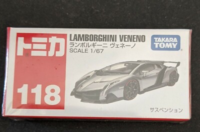 Takara Tomy Diecast Car Tomica No.118 Lamborghini Veneno Box Toy