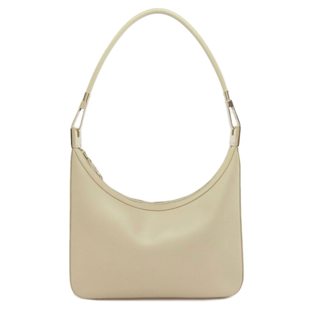 GUCCI Women's Leather One Shoulder Bag Ivory Used Shoulder Bag, 15x26.5cm thumbnail 2