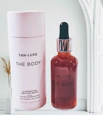 Tan-Luxe “The Body” Illuminating Self Tan Drops - Light/Medium (1.7oz) New 