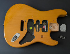 2005 Fender American Deluxe Stratocaster Strat Alder BODY - AMBER - USA