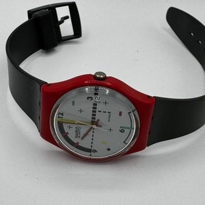 Vintage Swatch Watch 1984 Compu-Tech GR401 Preowned Good Condition
