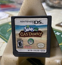 The Sims 2: Castaway (Nintendo DS, 2007) Authentic Card Only