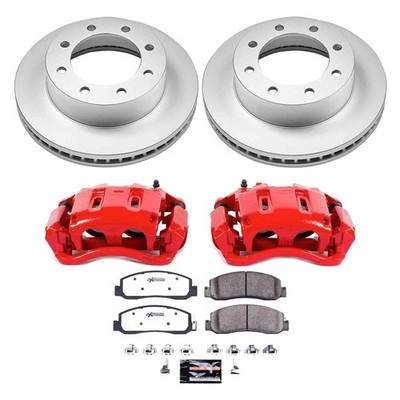 For Ford F-350 Super Duty 11 Z36 Extreme Plain Front Brake Kit w Calipers