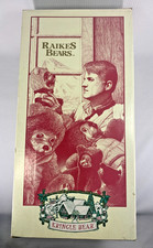 Raikes Bears Kringle Bear 1994 Limited Edition Wood Face Santa Teddy w/ COA