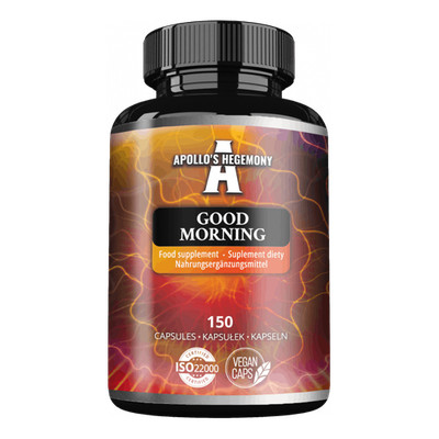APOLLO'S HEGEMONY Good Morning 150 Kaps   Fokus, Energie & Adaptogene Formel