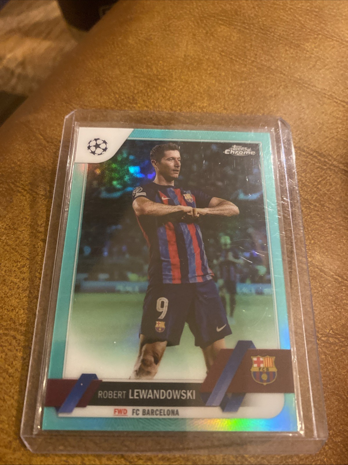 2023 Topps Chrome Robert Lewandowski Teal /199