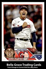 2023 Topps Update James Karinchak #US239 Cleveland Guardians MLB Baseball 