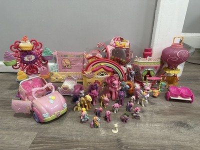 My Little Pony - Ponyville - Huge Lot - Playsets, Ponies, Accessories AS IS