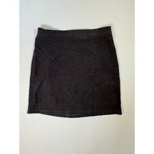 Luly K New York City Y2K Black Mini Skirt Medium Made in USA FS034 Polyester