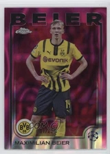 2024-25 Chrome UEFA Club Competitions Pink Lava Refractor /250 Maximilian Beier