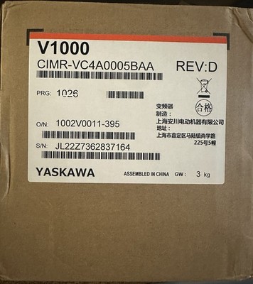 YASKAWA V1000 CIMR-VC4A0005BAA REV. D Frequency Converter NEW
