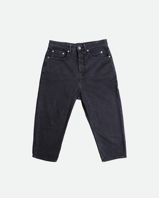 Rick Owens DRKSHDW - SS20 Collapse Cropped Jeans - IT 25/US 25 - Black