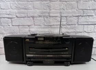 Vintage 1992 JVC PC-X100 AM/FM Radio CD Dual Cassette Player Boombox *TESTED*