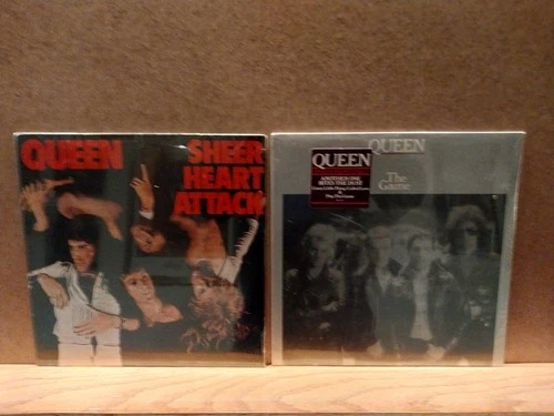 QUEEN-2 SEALED Original albums! "The Game" w/hype stick, & "Sheer Heart Attack"!