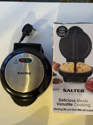 Salter Omelett Maker Antihaft Dual Cooker Easy Clean Platten 750W EK2716
