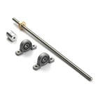 T8 Lead Screw Set L100 - 1200mm with Nut & Coupler & Vertical Bearing