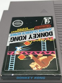 Donkey Kong [ 5 Screw ] ( Nintendo NES )Cart Only - Clean Label - RARE - TESTED