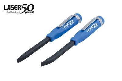 Laser Tools Mini Brechstangenset Mit Taschenclips 2 tlg. 50. Jubiläum 9201