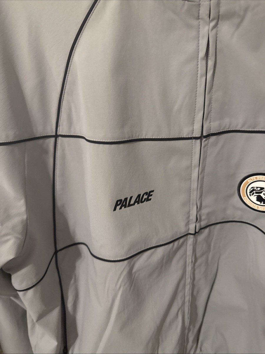 Palace Pro Team Piped Shell Jacket 2026 Grey Size Large Ss26 2026