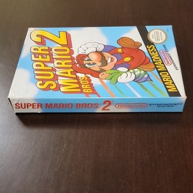 Nintendo Super Mario Bros. 2 Nintendo NES Original Game Box