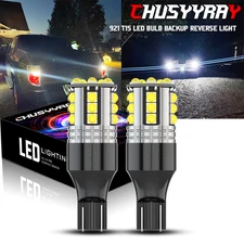CHUSYYRAY 921 912 LED Reverse Backup Light Bulb 2400LM 6000K Super Bright T15