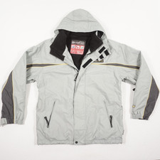 Protest Herren Skijacke Snowboardjacke Gr. M Grau Wasserdicht Winddicht Geotech