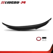 PSM Style Gloss Black Rear Trunk Spoiler Lip Wing Fit For BMW 2 Series 2020-2022