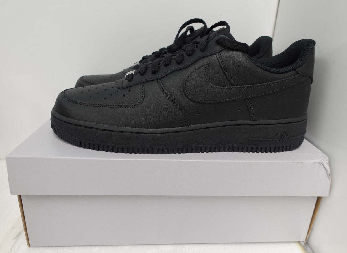 Size 9 - Nike Air Force 1 '07 Low Triple Black for sale online | eBay