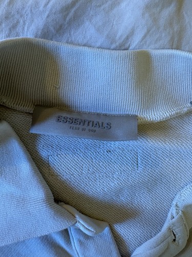 Fear of Gods Essential Creme Polo Sweatshirt XS - Bild 3 von 4