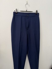 Vintage 90s Levi's navy blue high-waisted straight-leg trousers Size 10