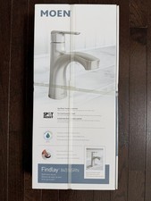 MOEN Findlay Single Handle Faucet Bathroom in Brushed Nickel 84516SRN