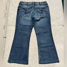 Silver Jeans Suki Dark Blue Flare Women's Jeans size 36x28