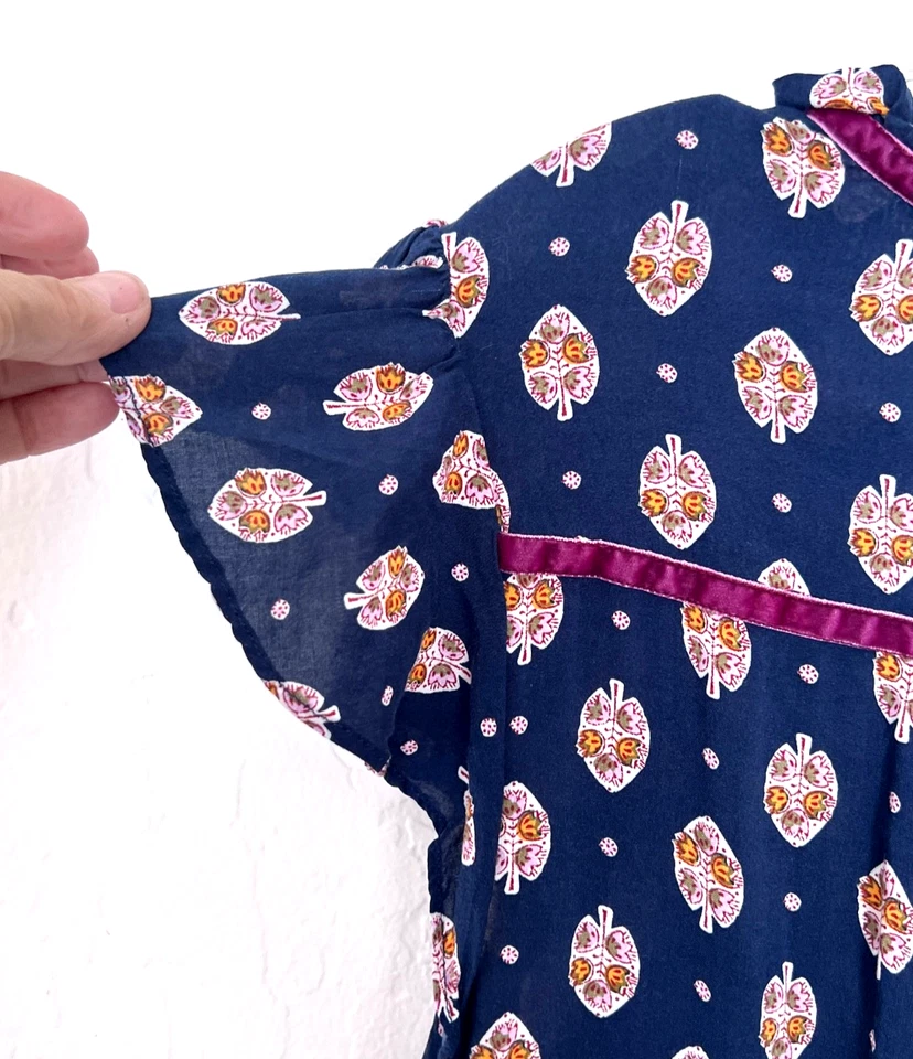 Mono Anthropologie Floreat Gabrielle Ligero Estampado Floral Wms XL Foto 4 de 4