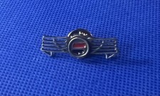 Vintage Morris Minor Car Badge Hoodgrille Emblem Featuring A Winged Design Pin