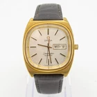 Vintage Omega Seamaster Gold Plated Quartz Day-Date Wristwatch - Spares/Repairs