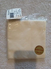 Crafter's Pride Sal-Em Cloth BREAD COVER Ivory Fringed  18 Count 18" x 18"