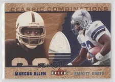 2002 Fleer Tradition Memorabilia Marcus Allen Emmitt Smith (Smith Jersey) 0p5