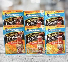 6 StarKist Chicken Creations Buffalo Style in Sauce, 2.6 oz Pouch