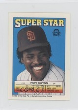 1988 Super Star Sticker Backs ( 121; 182) Tony Gwynn Shane Rawley Bob Boone 0au4