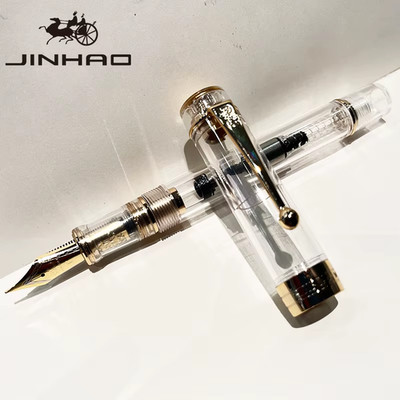 Jinhao Century 100 Calligraphy Pen - Ergonomic, Twist Cap, Fine Nib Options