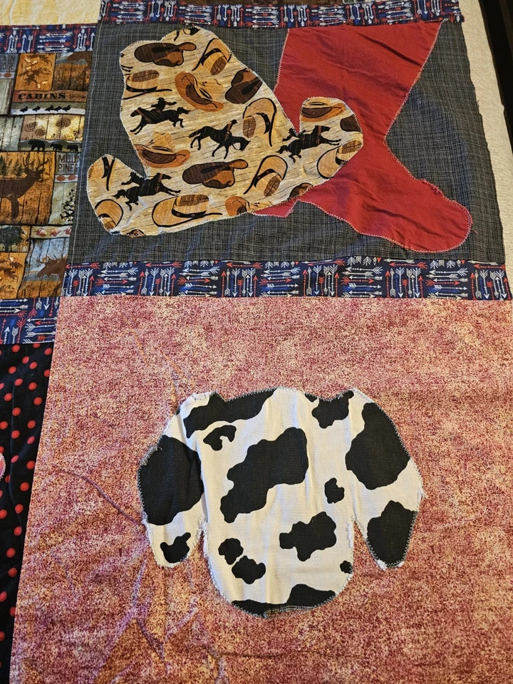 Домашнее красивое стеганое одеяло размера Queen СТАРТЕР 77 x 55 дюймов в комплекте остальное! - Изображение 4 из 4