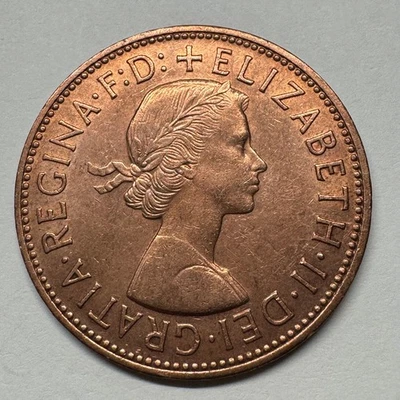 1966 UK 1 Penny - Coin #D-059 - Image 1 of 2