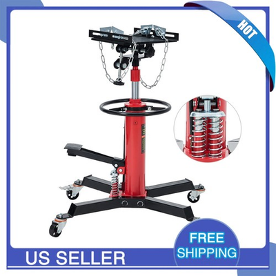 #ad 1322 LBS Hydraulic Transmission Jack High Lift Transmission Lift w Dual Plungers $189.99