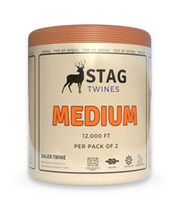 Baler Twine Medium 12,000 ft Straw Bale String (3660m) - Pack of 4 Reels