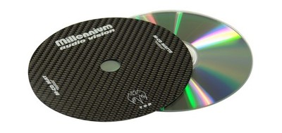Millennium Audio Vision M-CD Mat Carbon CD Matte für Klang Präzision